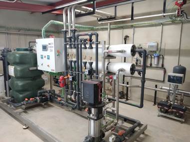 PLANTA DE ÓSMOSIS INVERSA PARA PRODUCCIÓN DE AGUA A LA CARTA SEGÚN NECESIDADES