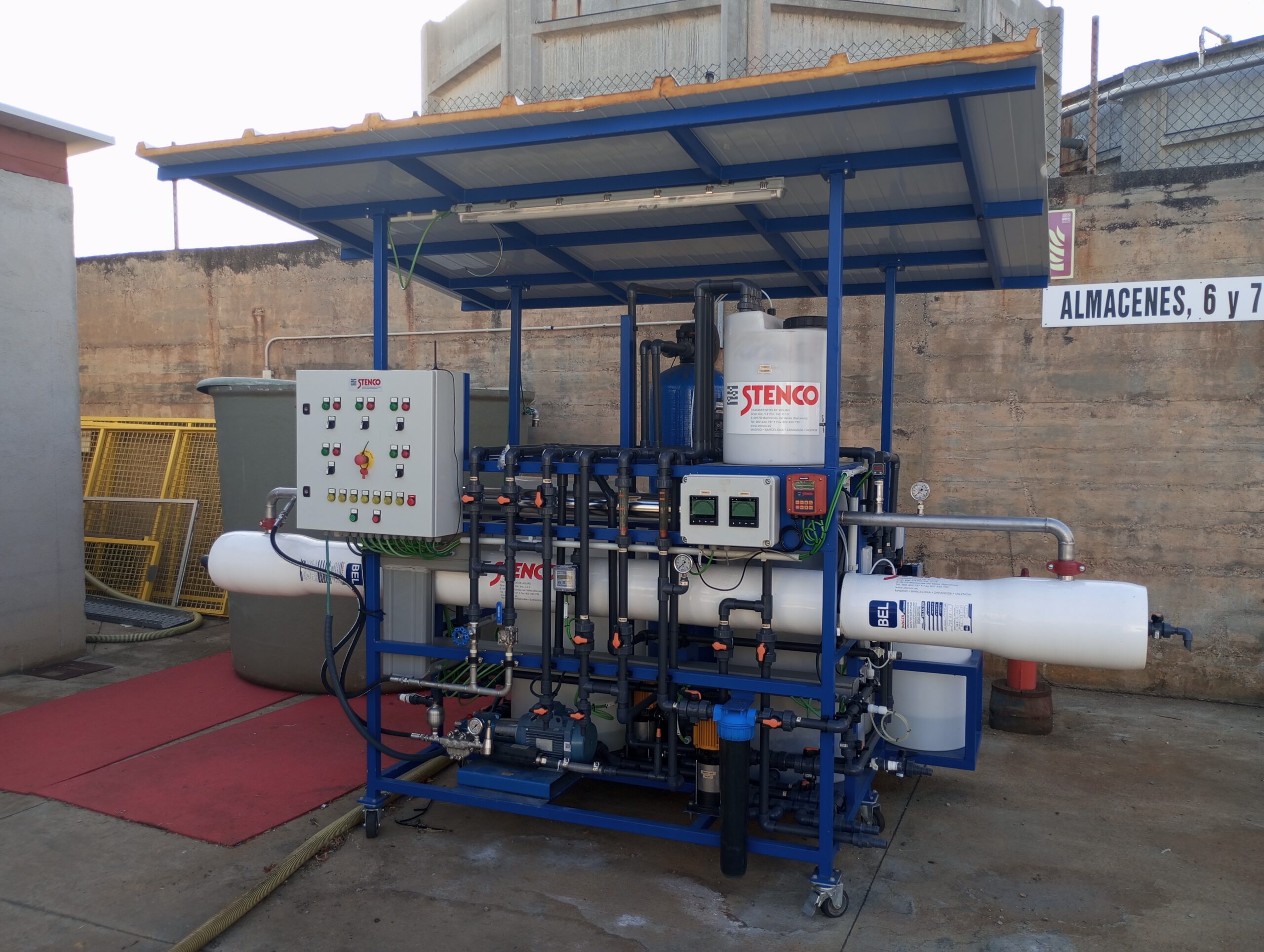 Planta Pilot per Estalviar i Reciclar Aigua