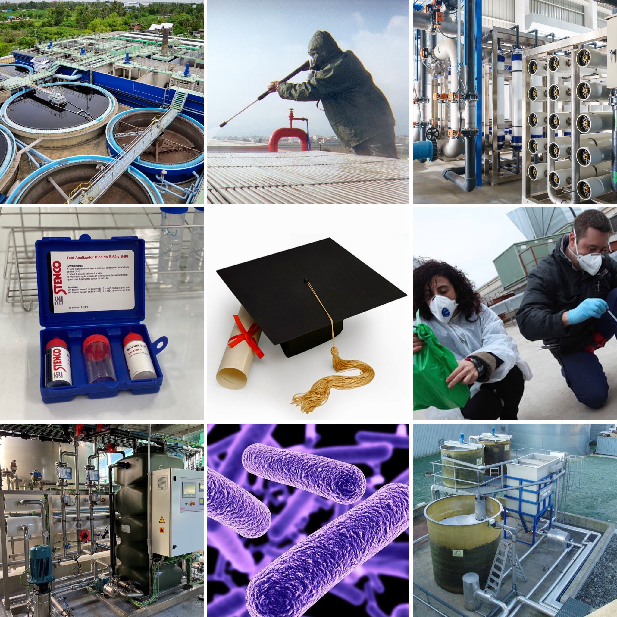 6 Cursos de Formació en Presa de Mostres, Òsmosi, Legionella i Aigües Residuals