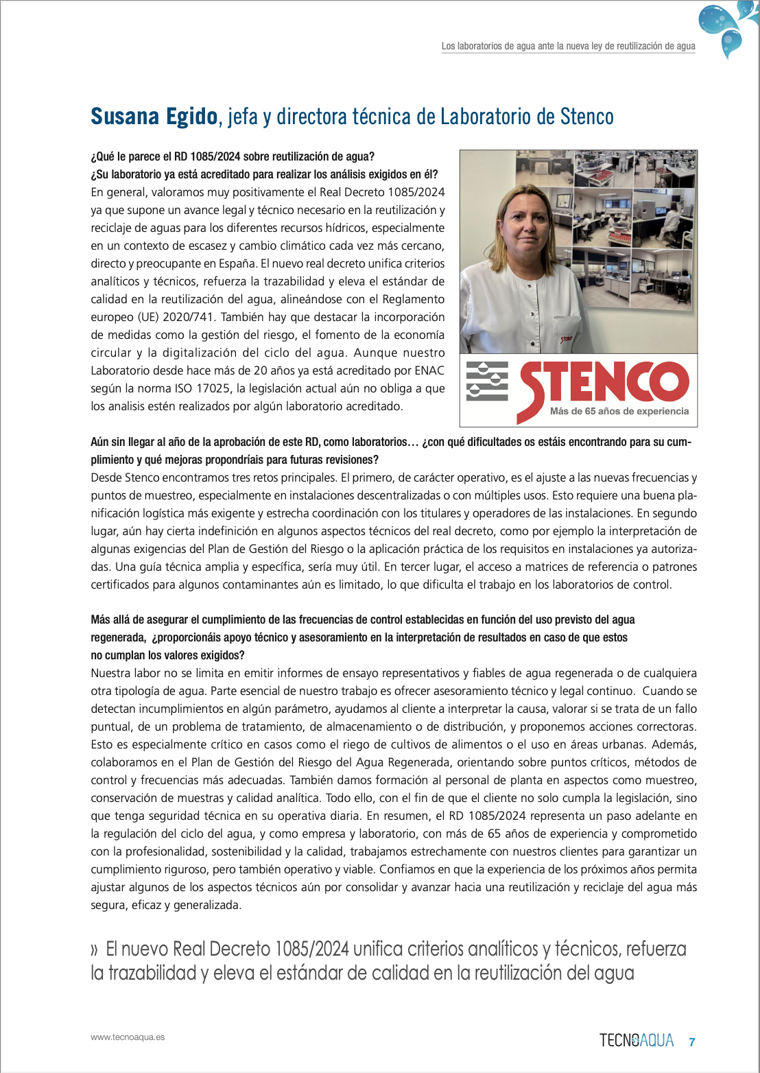 Entrevista Revista TecnoAqua
